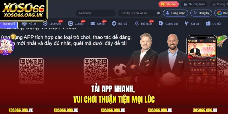 Tải app nhanh, vui chơi thuận tiện mọi lúc